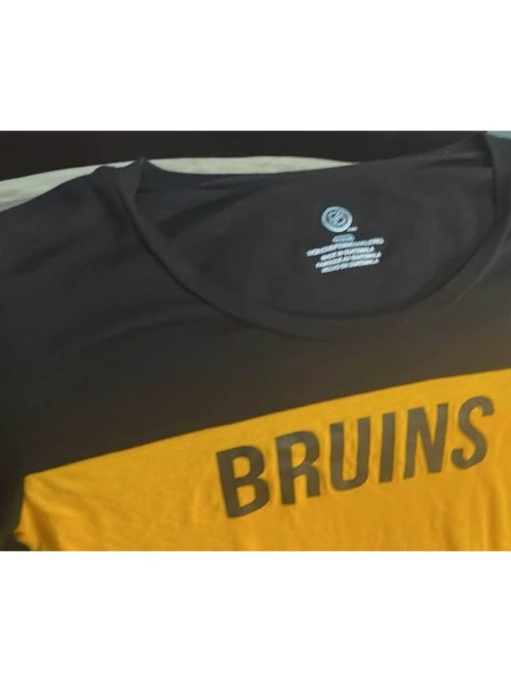 Boston Bruins Women’s T-Shirt Black Gold NHL Fan Tee
